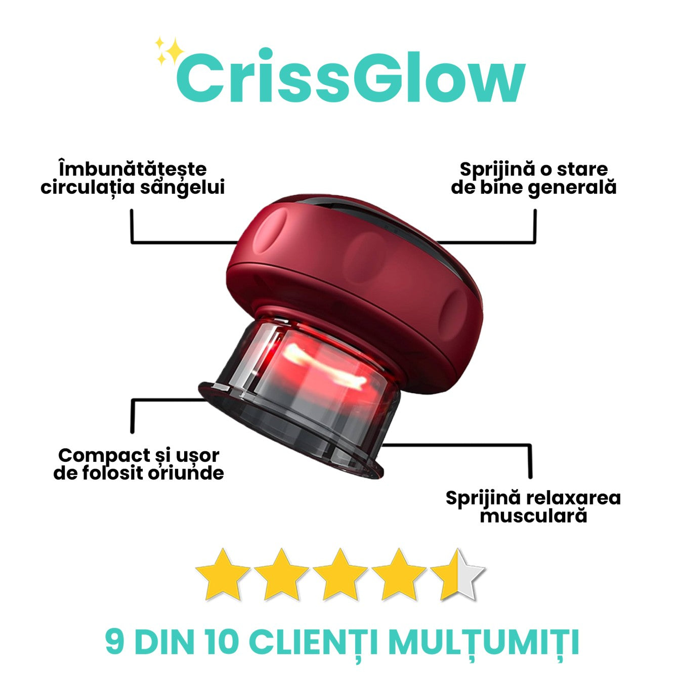 CrissGlow™ Aparat de Masaj